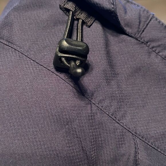 Cutter and Buck Golf Navy Pullover Zip Up Windbreaker Short Sleeve Jacket- L - Picture 9 of 9